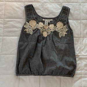 Max Studio Size (M) Cotton Sleeveless Top